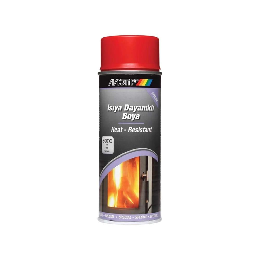Motip Isıya Dayanıklı Sprey Boya Kırmızı 400 Ml 34108 resmi