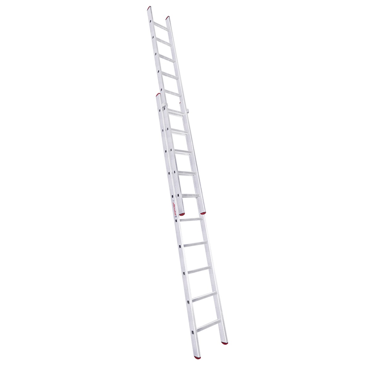 Akrobat İki Parçalı Sürgülü Alüminyum Merdiven 2X350Cm resmi