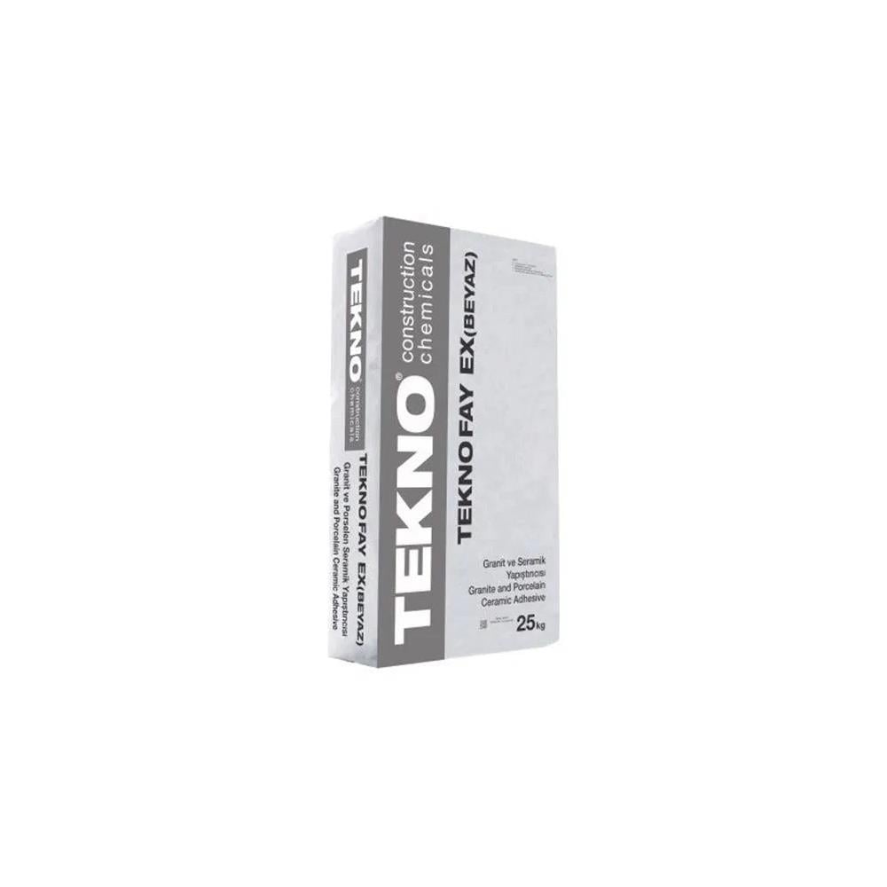 Teknofay Ex Flex Granit Yapıştırıcı C2TE Beyaz 25 Kg resmi