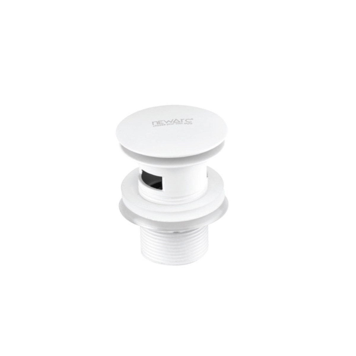 Newarc Sifon Üst Takımı Basmalı Delikli Beyaz 740773W resmi