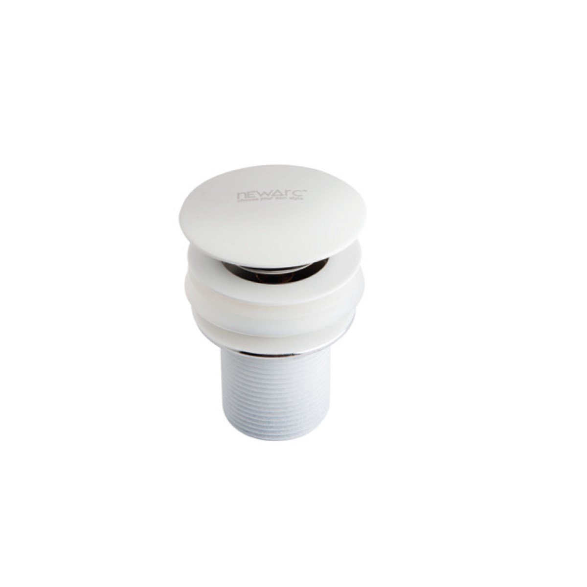 Newarc Sifon Üst Takımı Basmalı Deliksiz Beyaz 740772W resmi