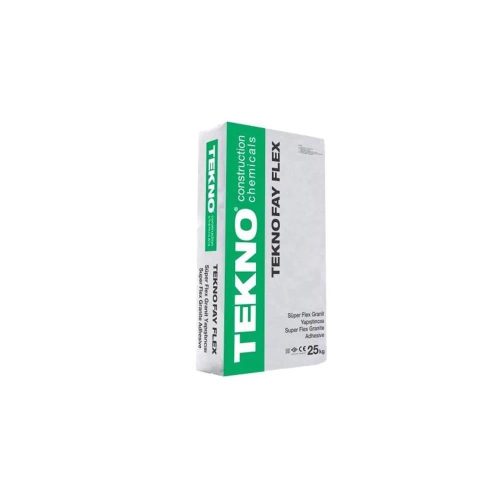 Teknofay Flex Süper Flex Granit Yapıştırıcı C2TE S1 Gri 25 Kg resmi