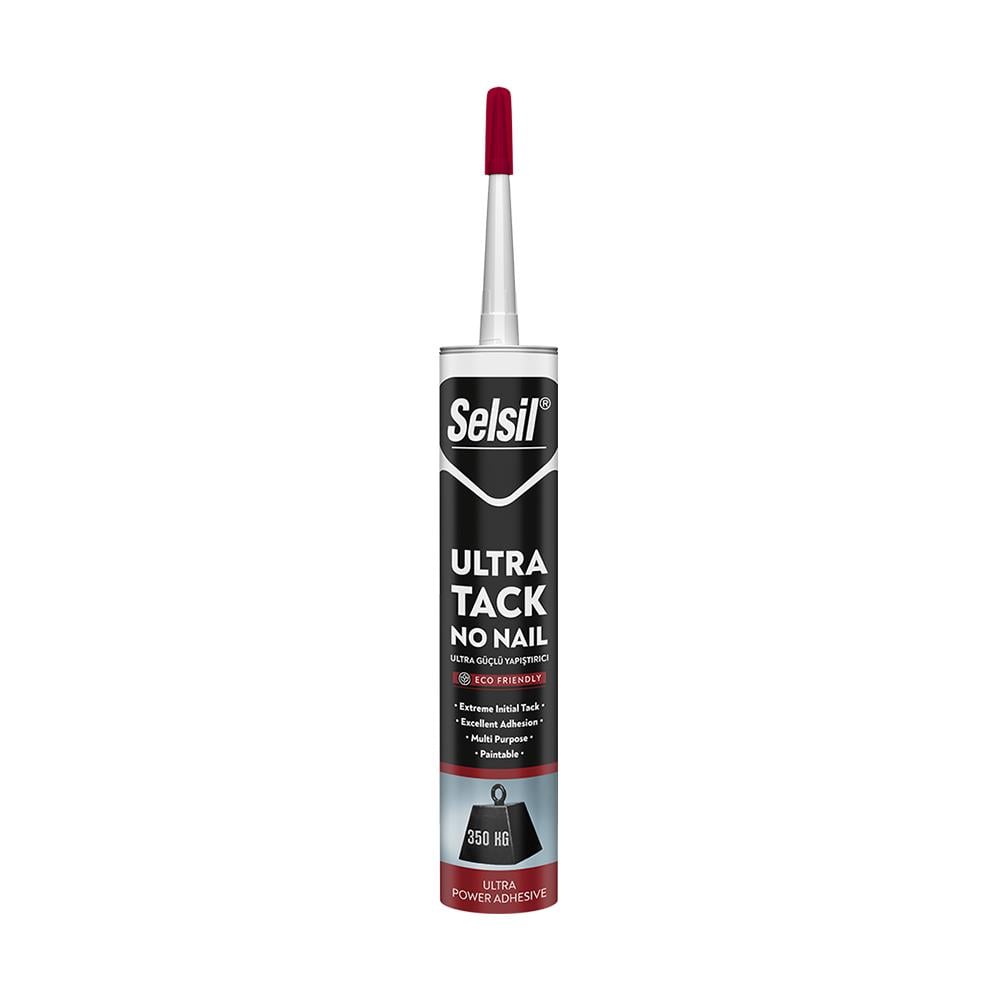 Selsil Ultra Tack Hibrit Güçlü Montaj Yapıştırıcı 290 Ml Beyaz 3753 resmi
