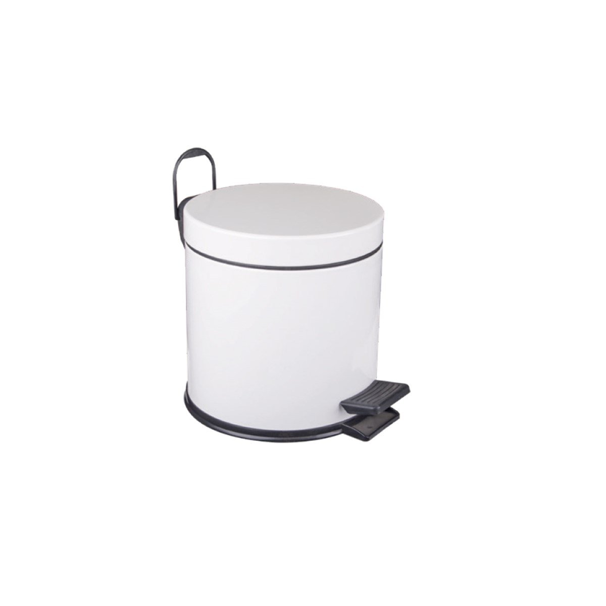 Maxiflow Standart Çöp Kovası Boyalı Beyaz 16 Lt 27520 resmi