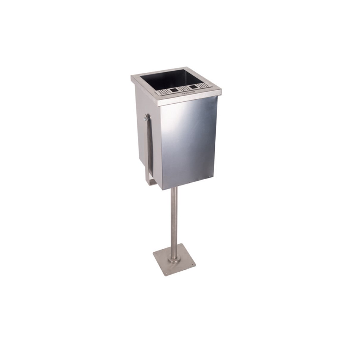 Maxiflow Kare Ayaklı Bahçe Tipi Çöp Kovası Ss430 29714 resmi