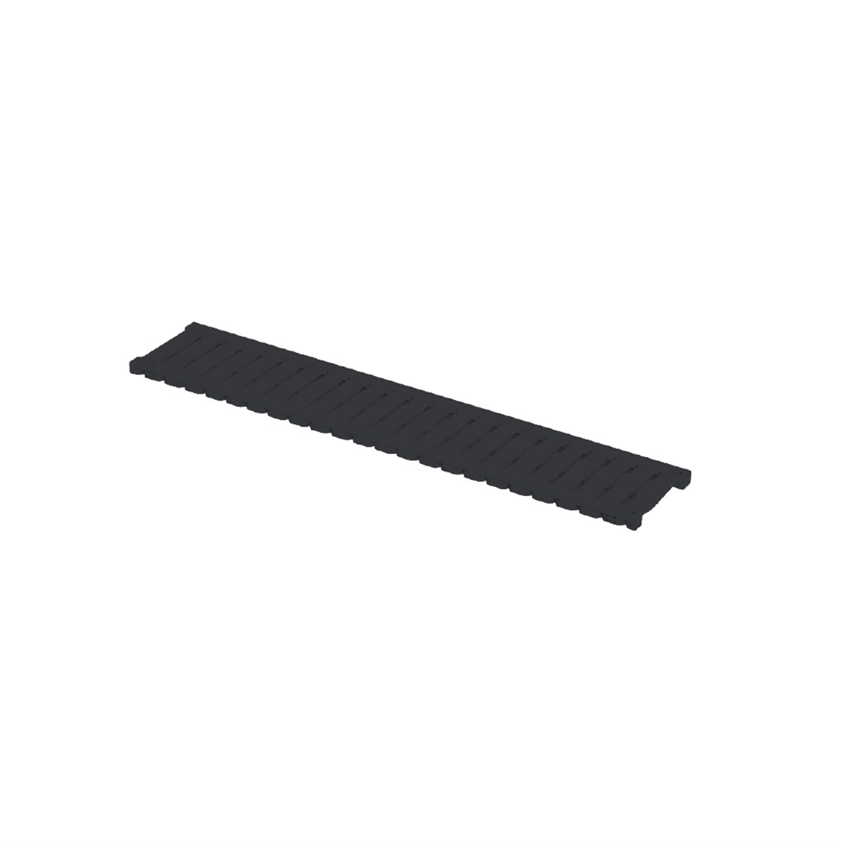 Maxiflow Plastik Kanal Izgarası 100x500mm Siyah 26865 resmi