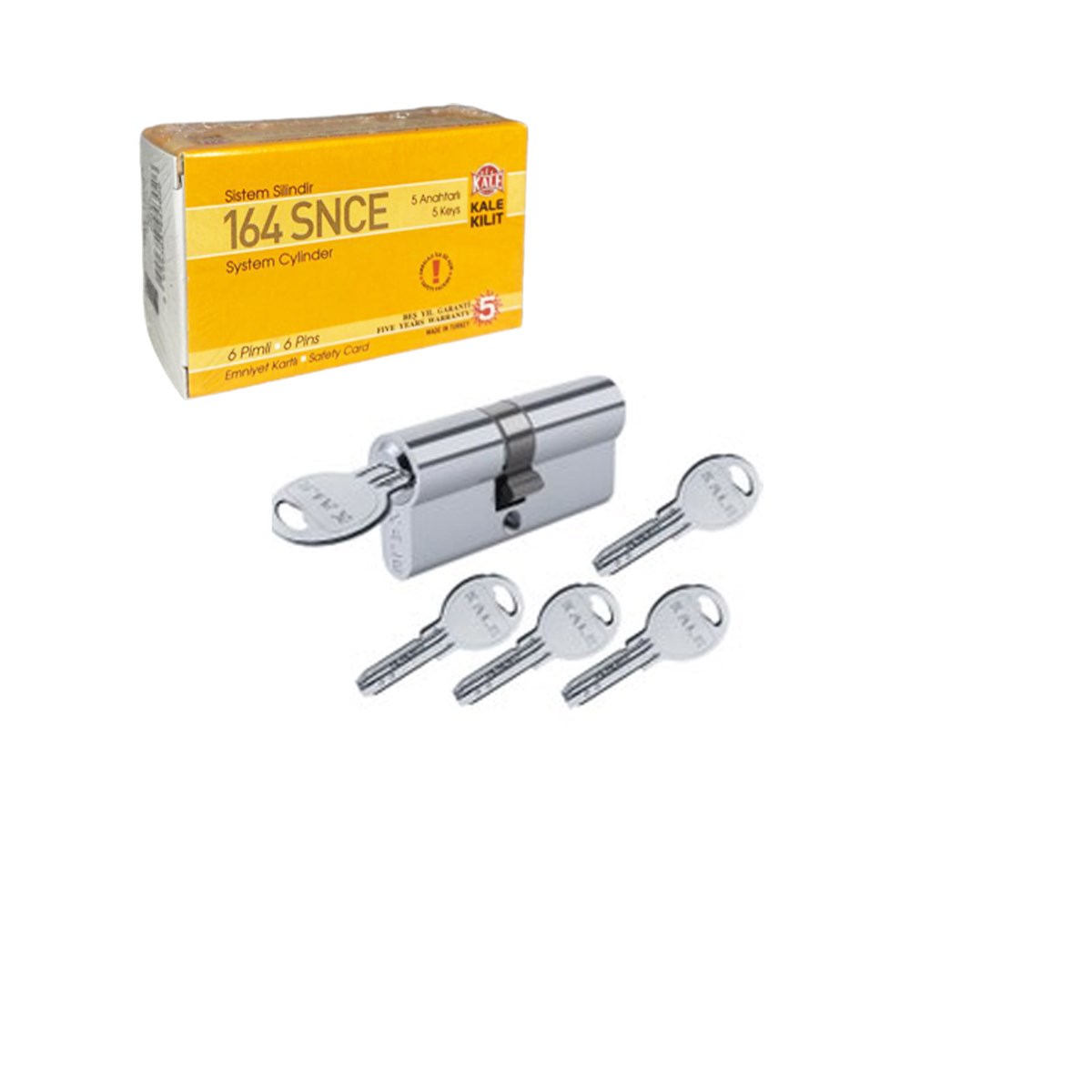 Kale 164 SNCE Sistem Barel 68 Mm Nikel - 5 Anahtarlı resmi