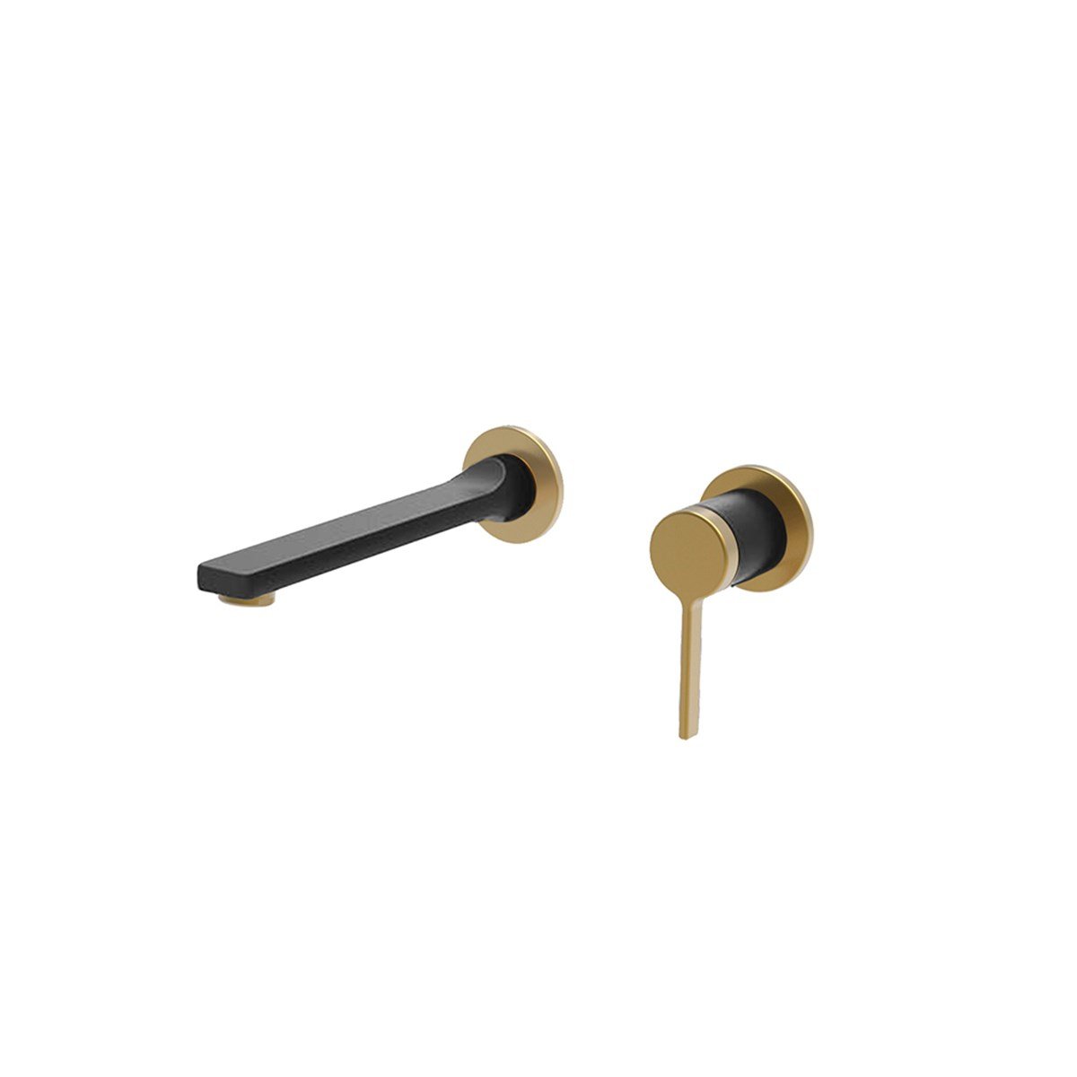 Newarc Bold Ankastre Lavabo Bataryası Siyah-Mat Altın 910571Bm resmi