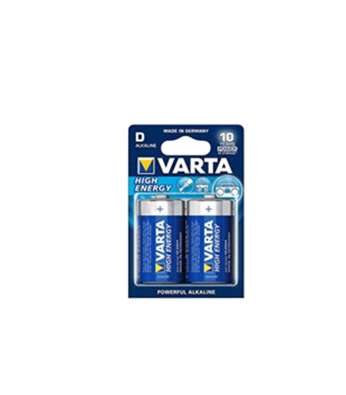 Varta Longlife Power Büyük Pil 1.5 V 2lİ 4920 resmi