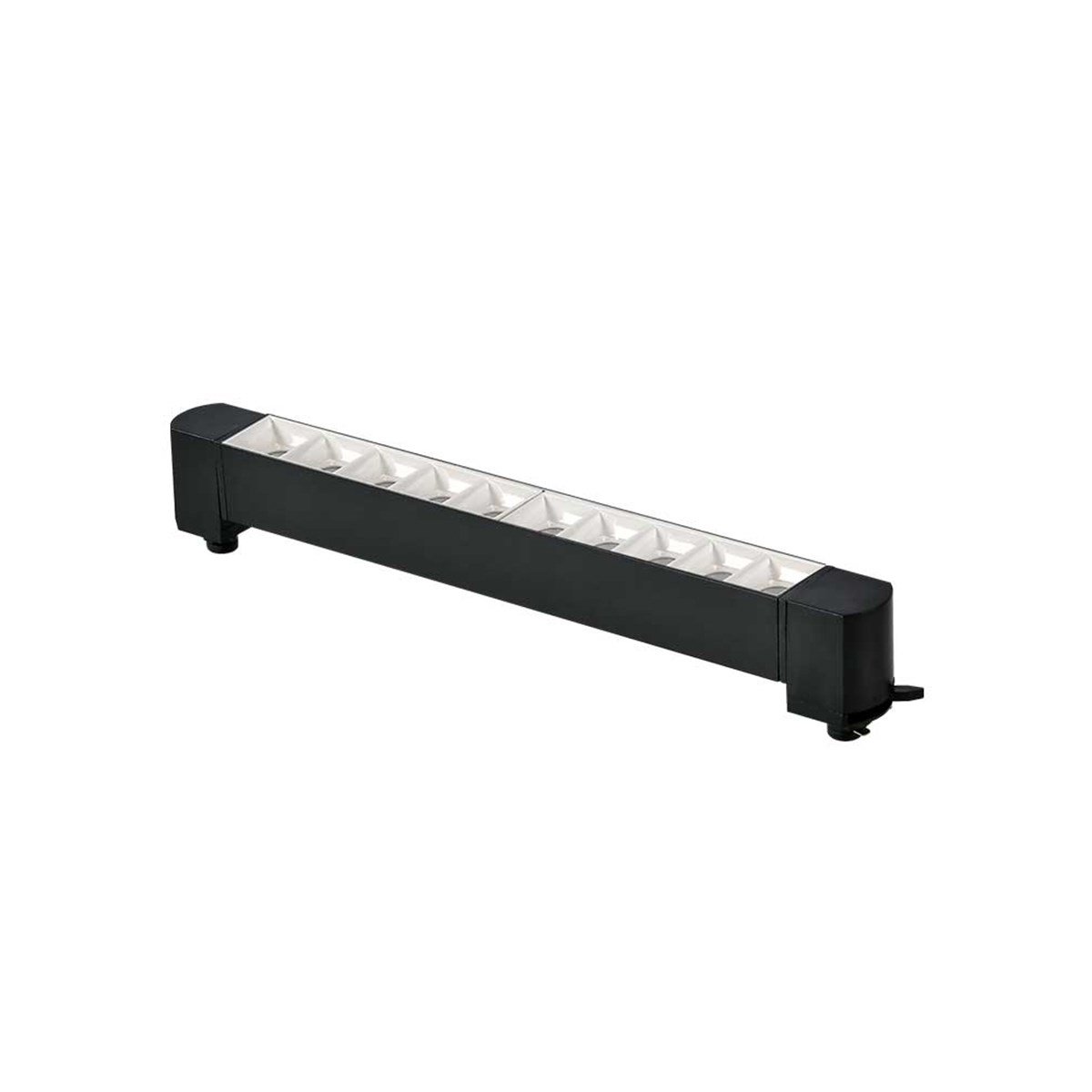 Forlife Siyah Kasa Beyaz Lensli Ray Armatürü 20W 6500K Beyaz Fl-5582 Sw resmi