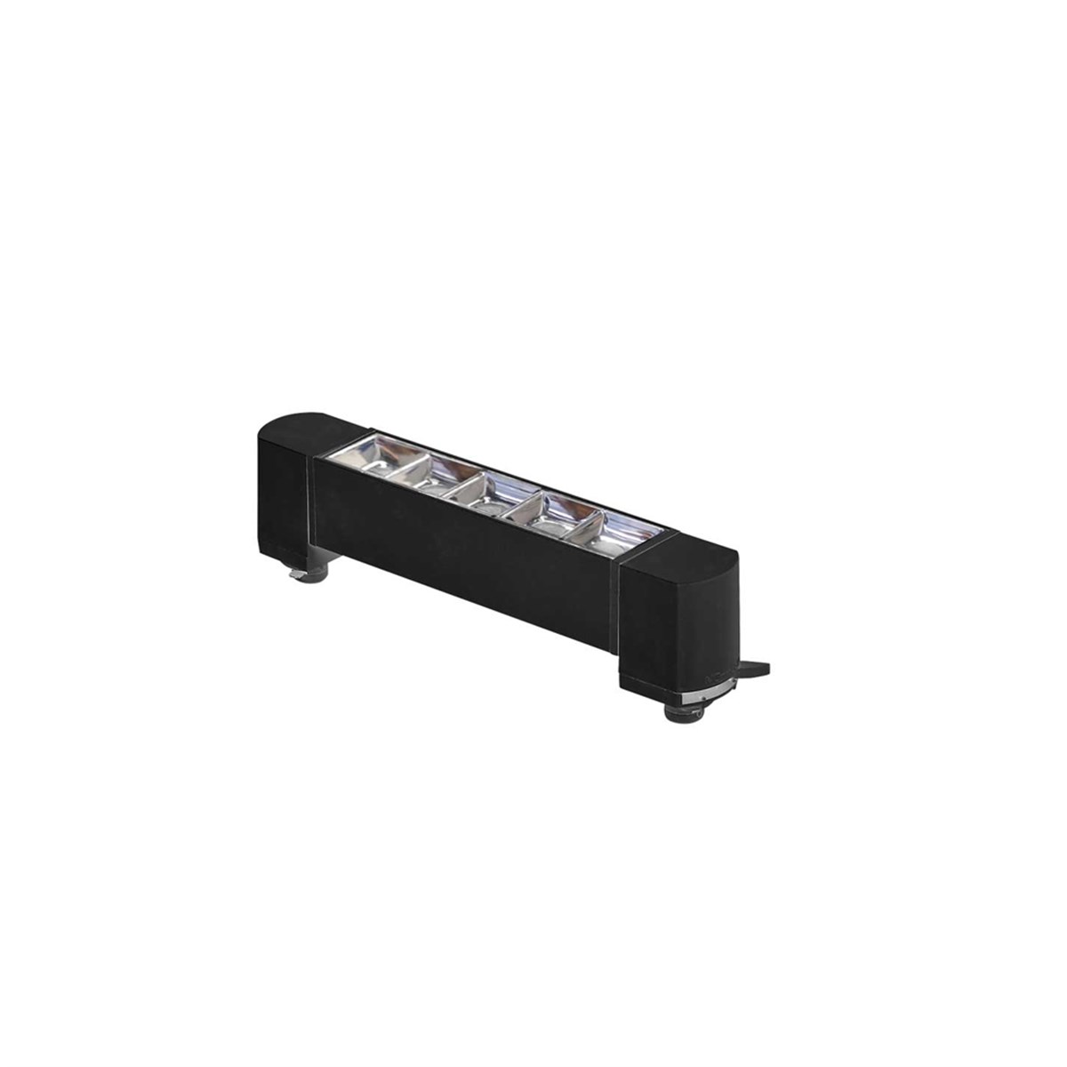 Forlife Siyah Kasa Silver Lensli Ray Armatürü 10W 6500K Beyaz Fl-5581 Ss resmi