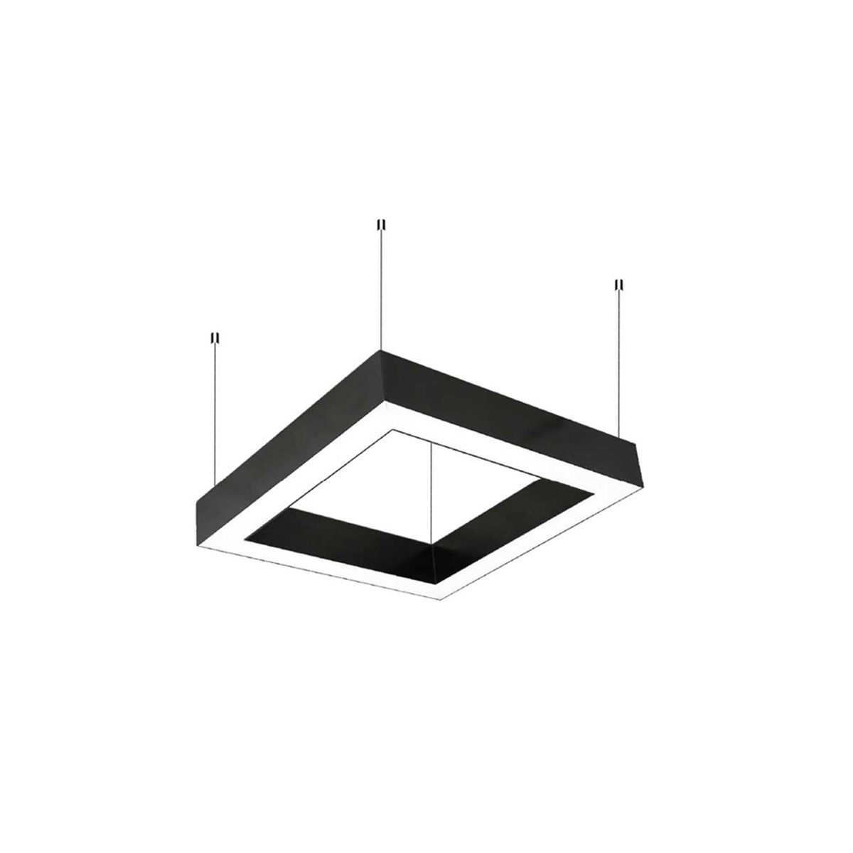 Forlife Kare Linear Armatür 100X100Cm 130W 4000K Ilık Beyaz Fl-99024 resmi