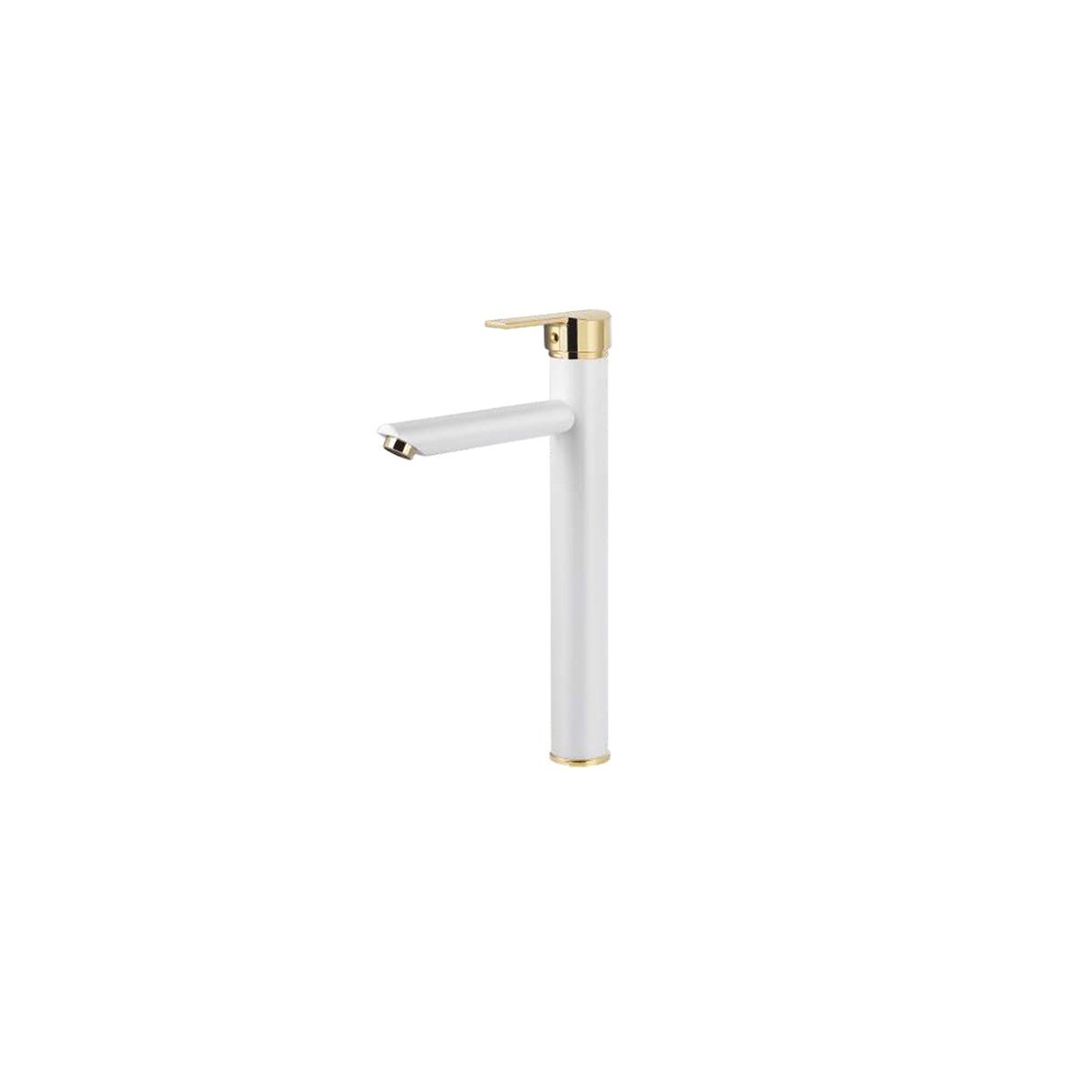 Venezia Hitit Beyaz Gold Çanak Lavabo Bataryası 5011013-24 resmi