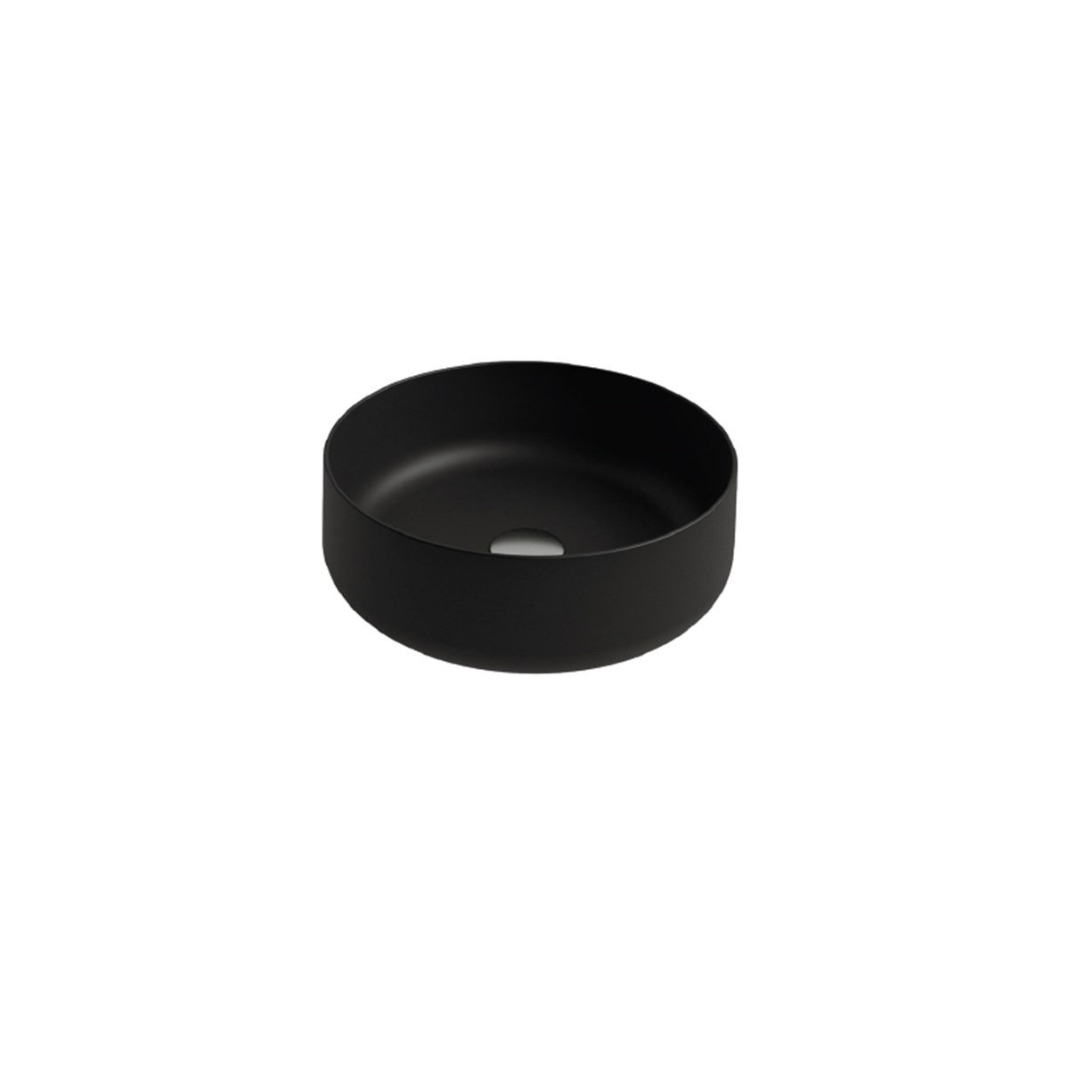 Newarc Moreno Tezgah Üstü Lavabo Mat Siyah 42X16Cm Mor.L.042 Mb resmi