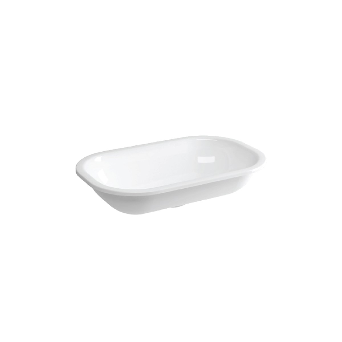 Newarc Area Tezgah Üstü Lavabo Mat Beyaz 60X38X15Cm Are.L060Mw resmi