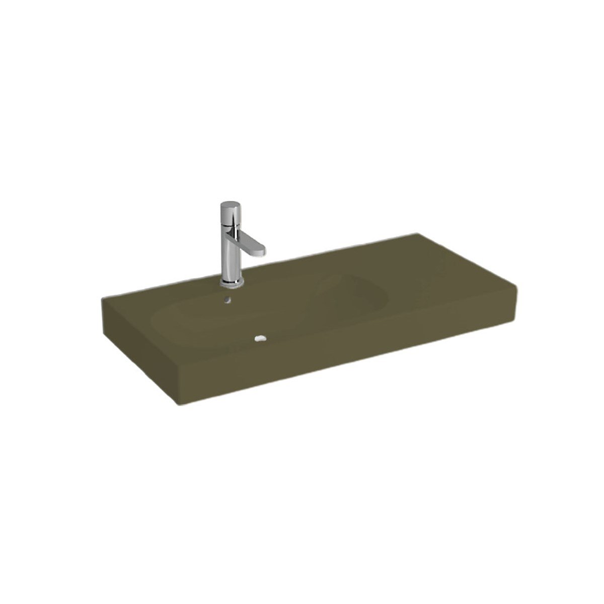 Newarc River Etajerli Lavabo Mat Kaşmir 80X38X13Cm 507080Mc resmi