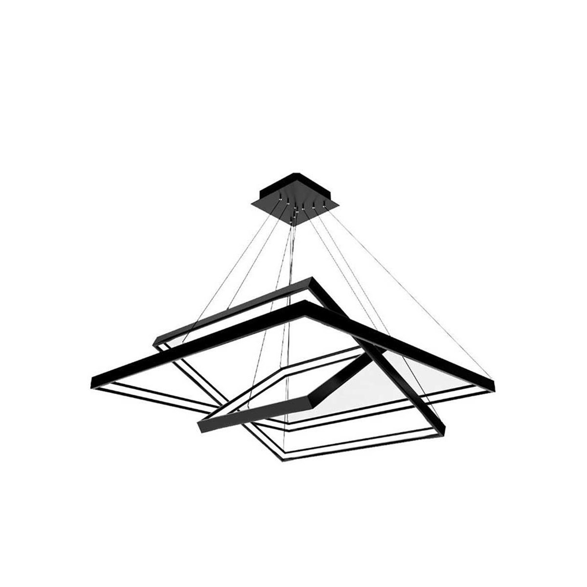 Forlife Linear Armatür 30-50-70Cm Kare Satürn 120W 3200K Gün Işığı Fl-99075 resmi