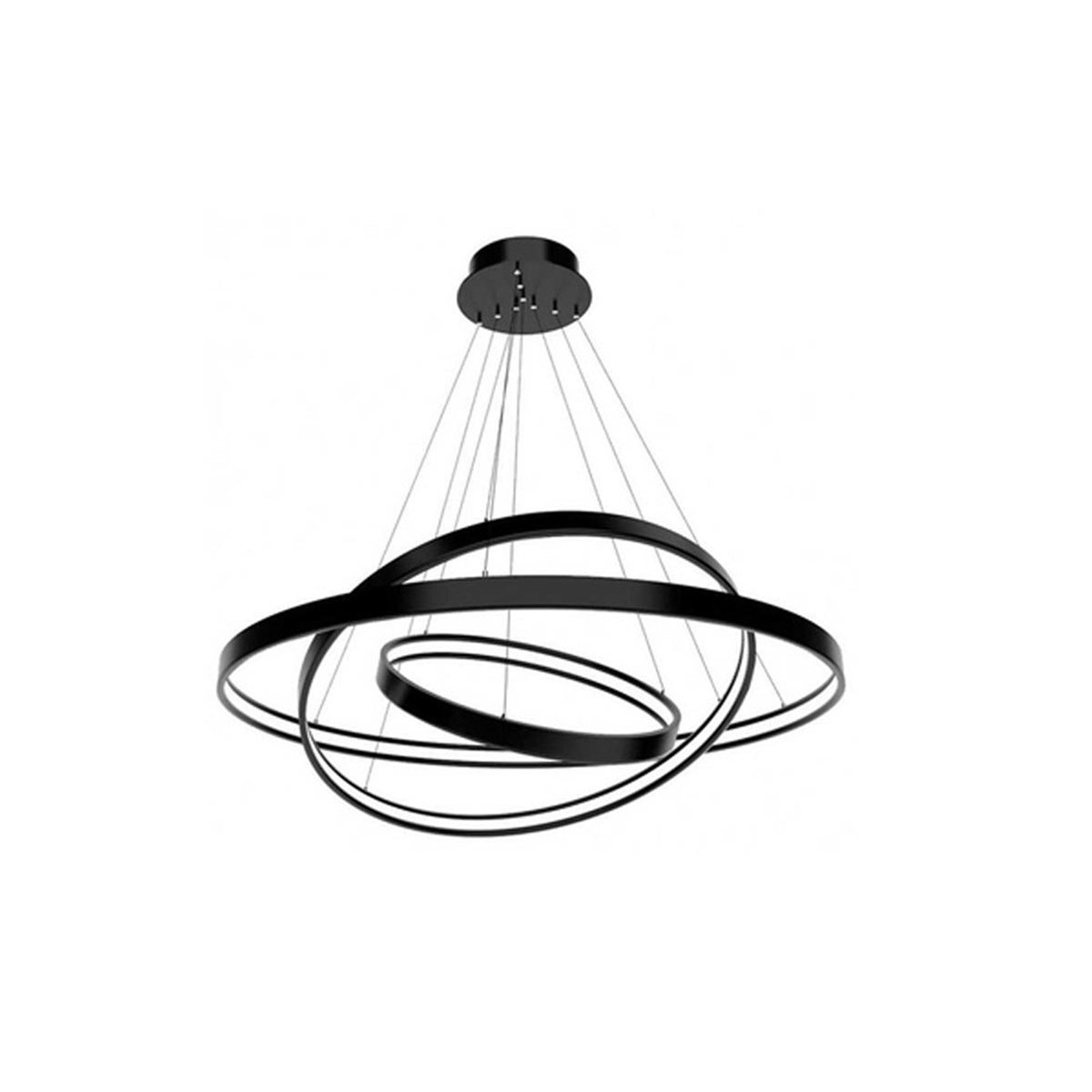 Forlife Linear Armatür 40-60-80Cm Yuvarlak Satürn 110W 6500K Beyaz Fl-99081 resmi