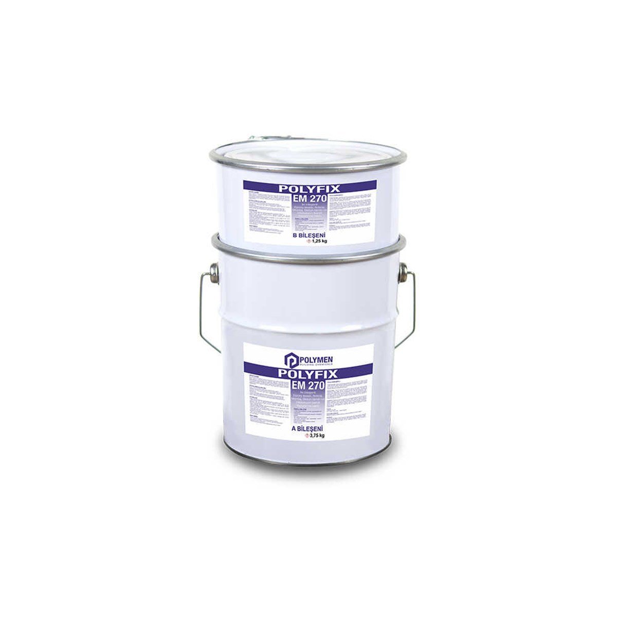 Polyfıx Em 270 Çift Bileşenli Yalıtım Bandı Sabitleyici Harç (5 Kg Set) resmi