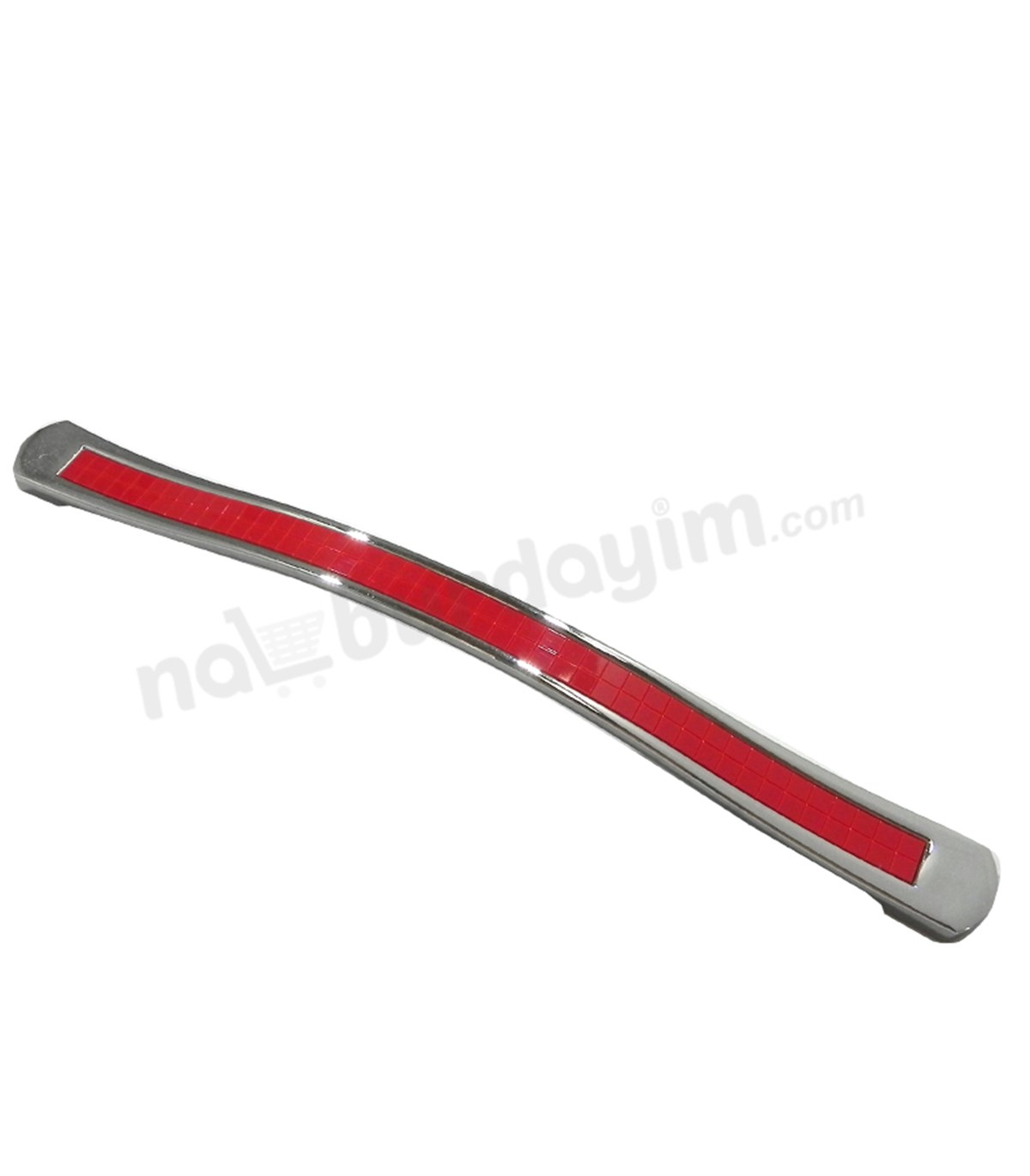 Eliza Çekmece Dolap Kulbu Krom Kırmızı 224mm resmi