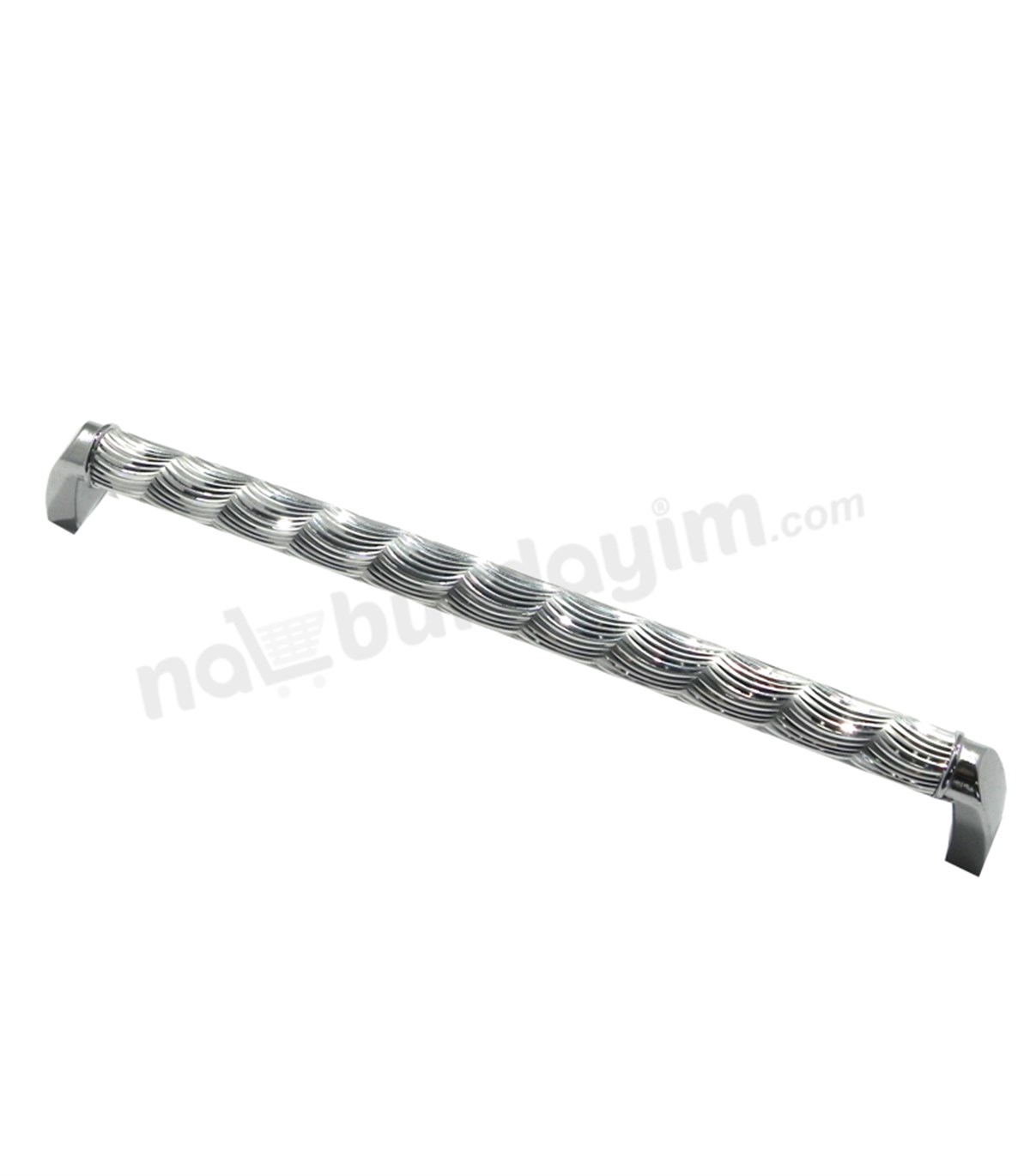 Lazer Çekmece Dolap Kulbu Gümüş 192mm resmi