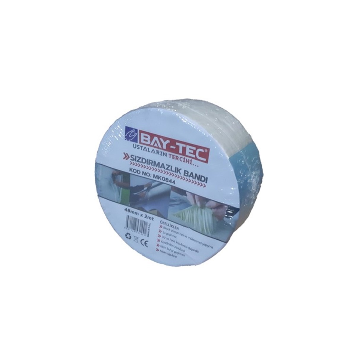 Bay-Tec Su Sızdırmazlık Bandı 48mmx2mt Mk0844 resmi
