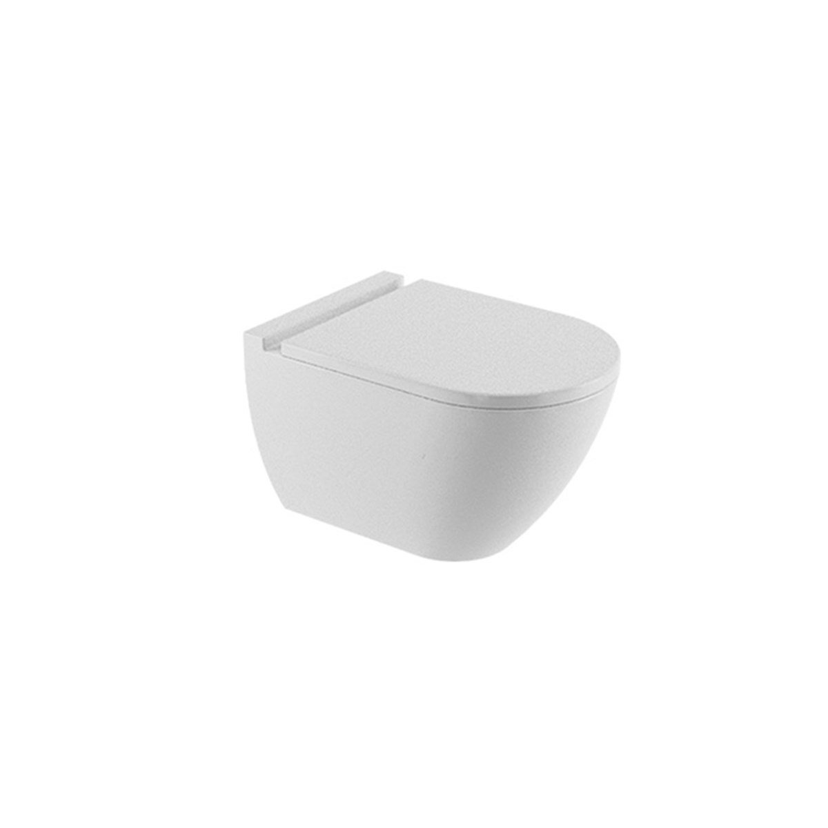 Newarc Modern Asma Klozet 3823 + Modern Pp Yavaş Kapanır Kapak 7201 resmi