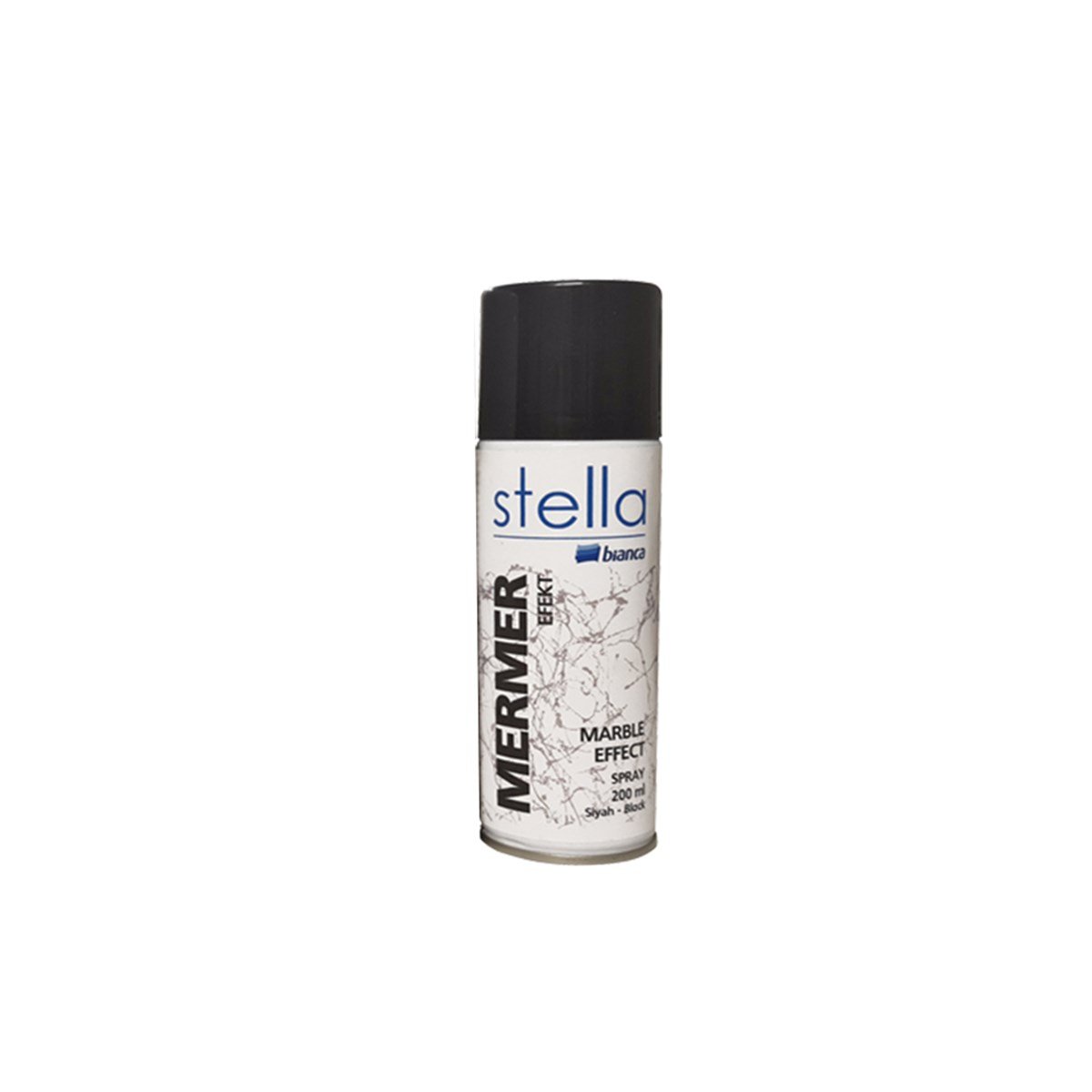 Bianca Stella Mermer Efekti Sprey 200 Ml Siyah resmi