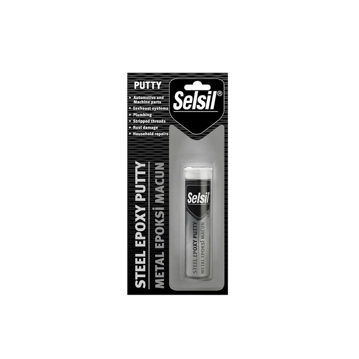 Selsil 2 Bileşenli Metal Yapıştırıcı Epoksi Macun 57 Gr resmi