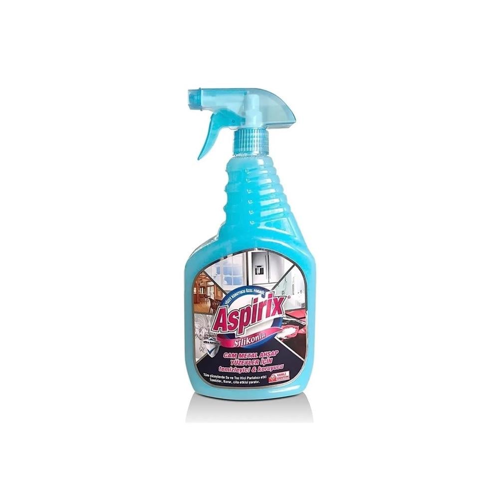 Aspirix Silikonlu Cam Metal Ahşap Yüzey Temizleyici 750 ml ASP060 resmi