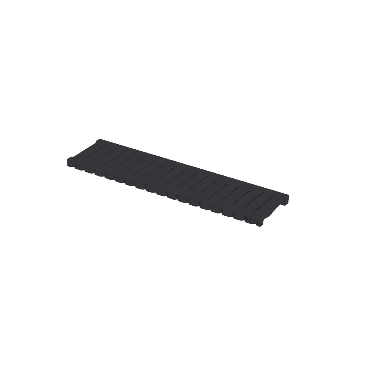 Maxiflow Plastik Kanal Izgarası 130x500mm Siyah 25120 resmi