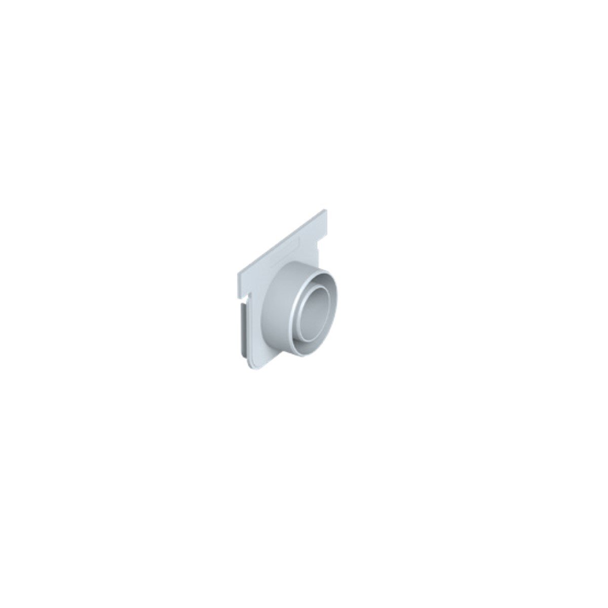 Maxiflow Plastik Kanal Tapası Erkek 125x100mm Beyaz 13671 resmi