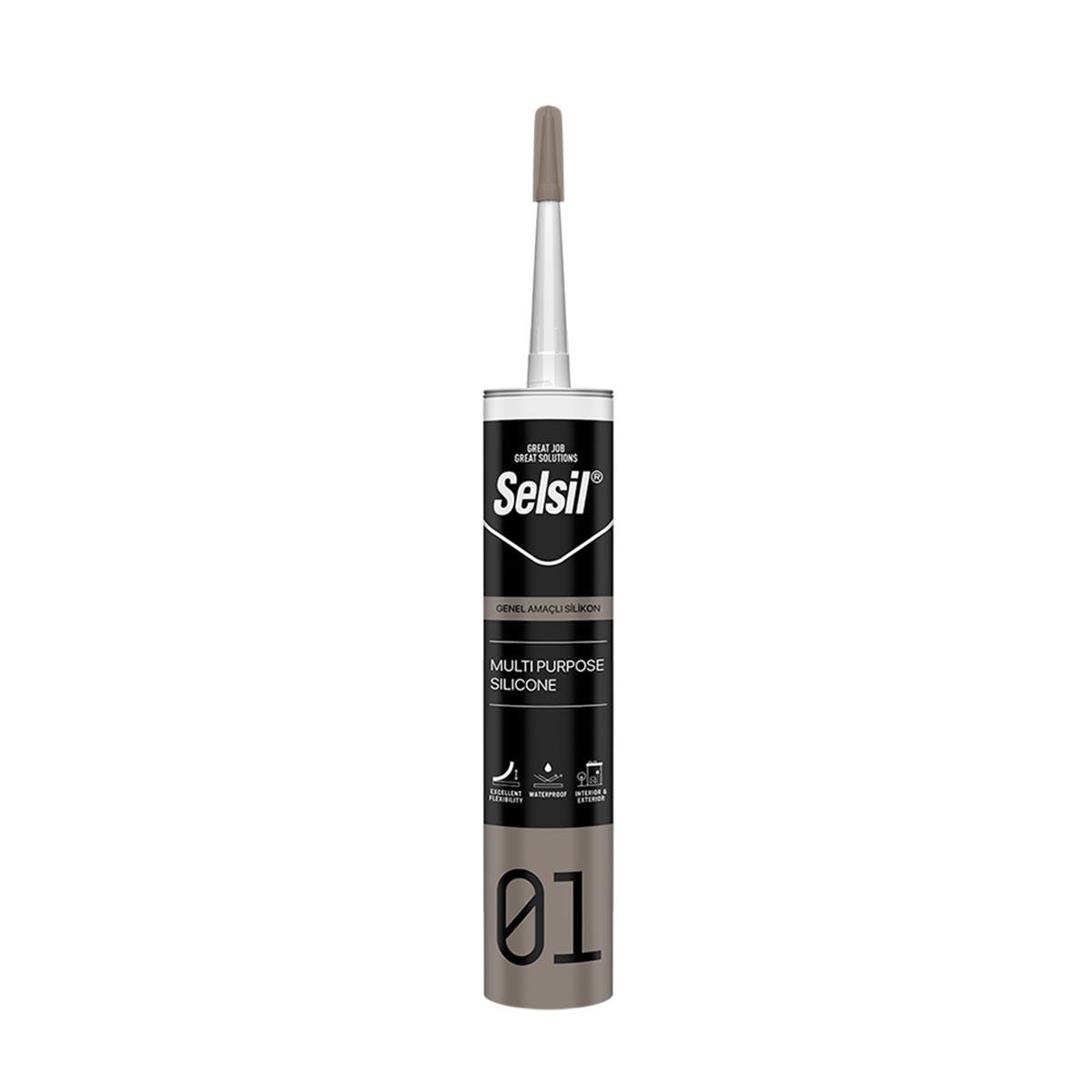 Selsil Genel Amaçlı Silikon 280 Gr Şeffaf resmi