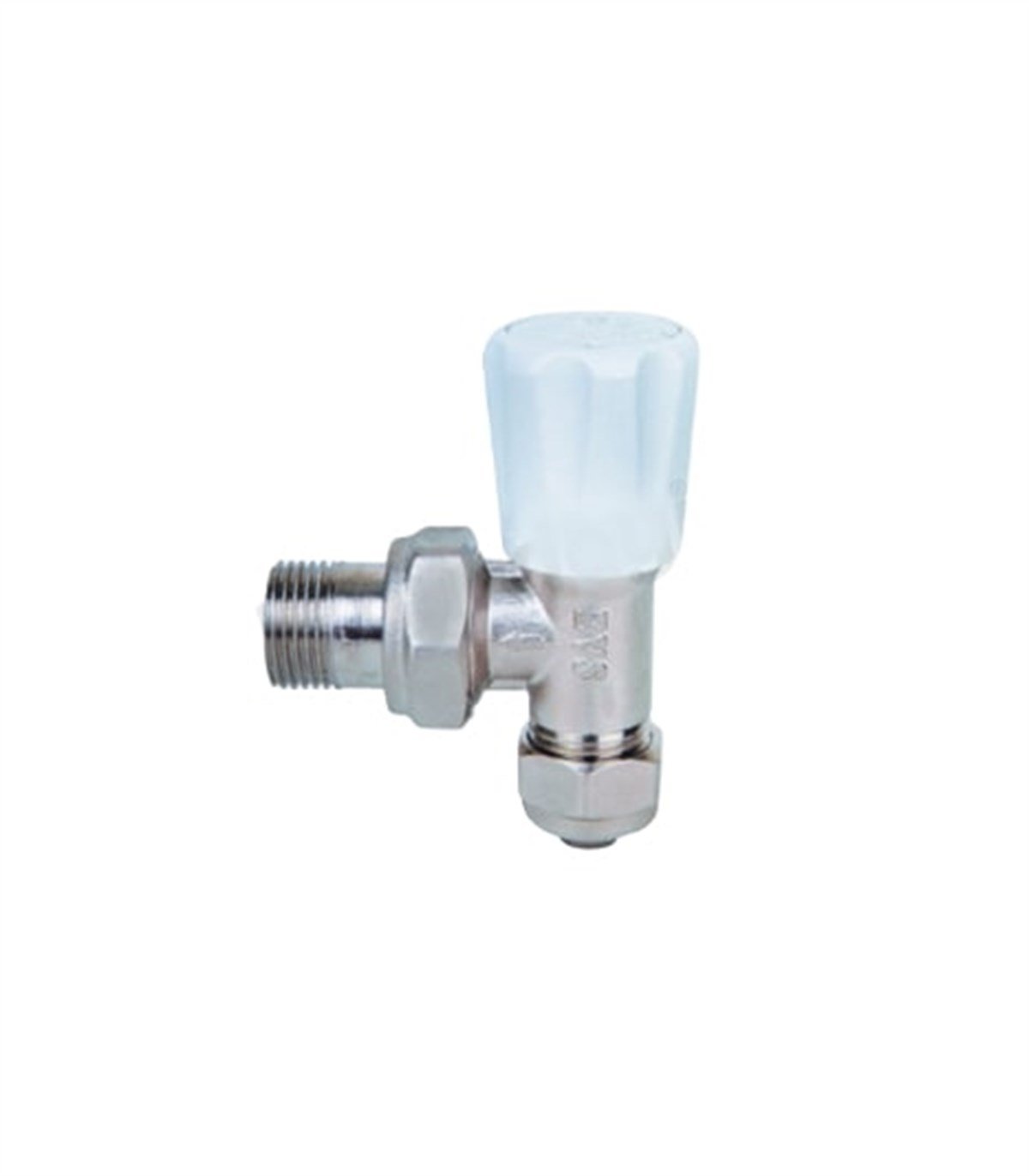 Pex Köşe Radyatör Vanası 16x1/2 resmi