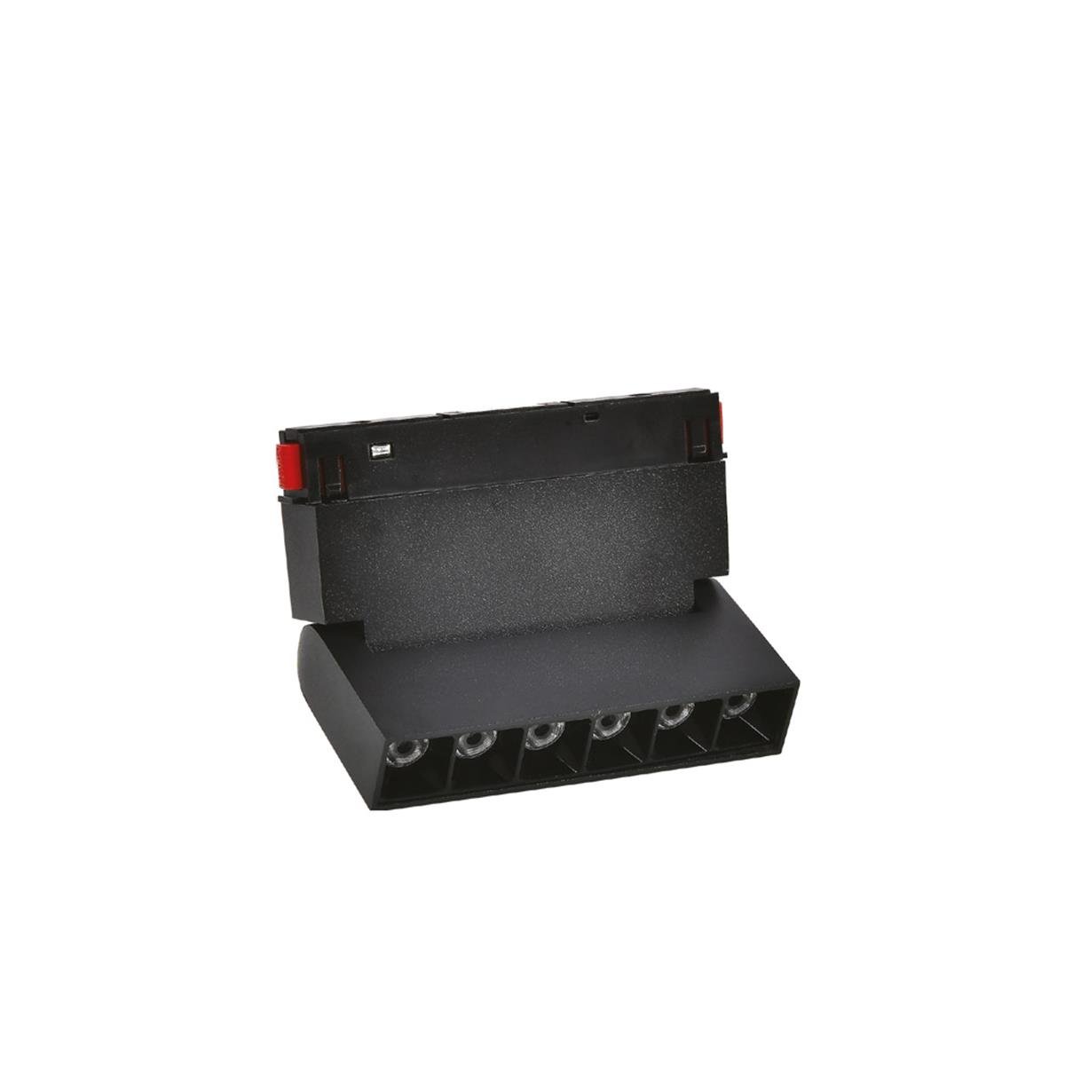 Forlife Siyah Kompakt Lensli Hareketli Magnet Armatür 6W 3200k Gün Işığı FL-6621 resmi