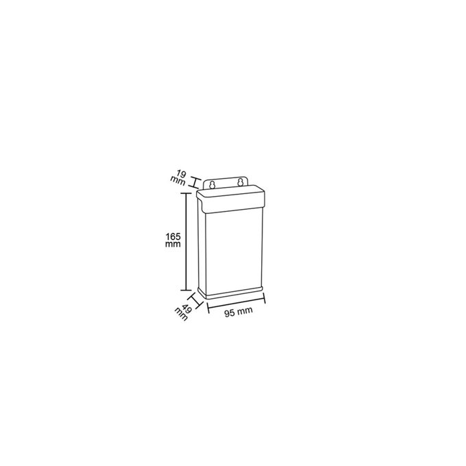Ip45 Radiator Forlife Dış Mekan Trafo Ip45 25 Amper 12v FL-5013 - Nalburdayım