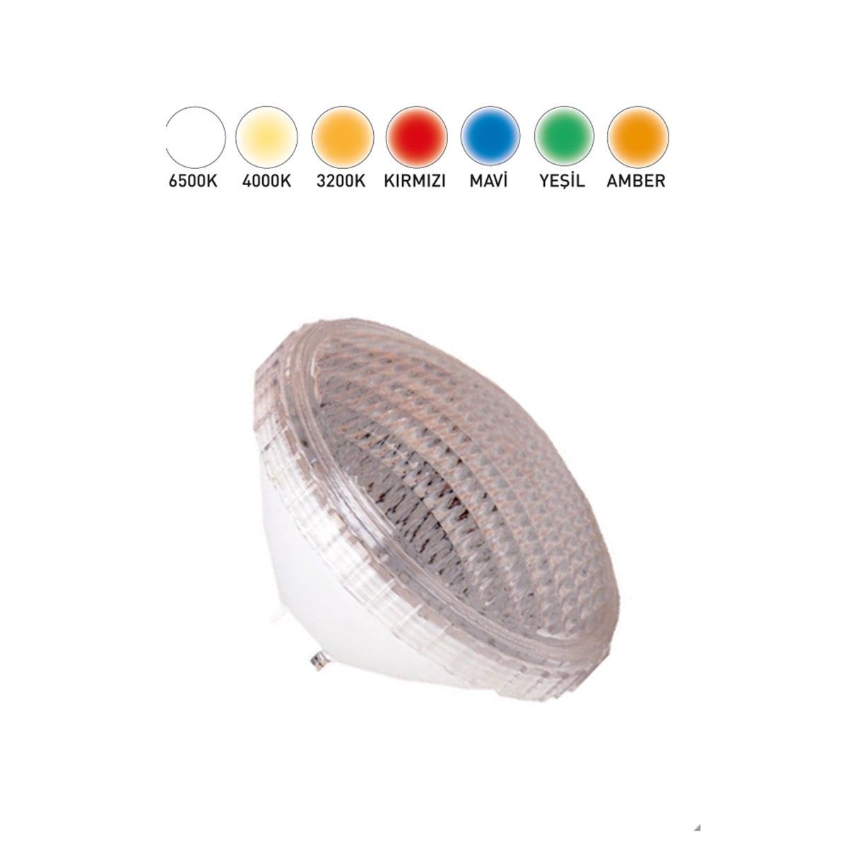 Forlife Havuz Led Ampül Par56 Sıva Üstü 30W 3200k Gün Işığı FL-2107 resmi