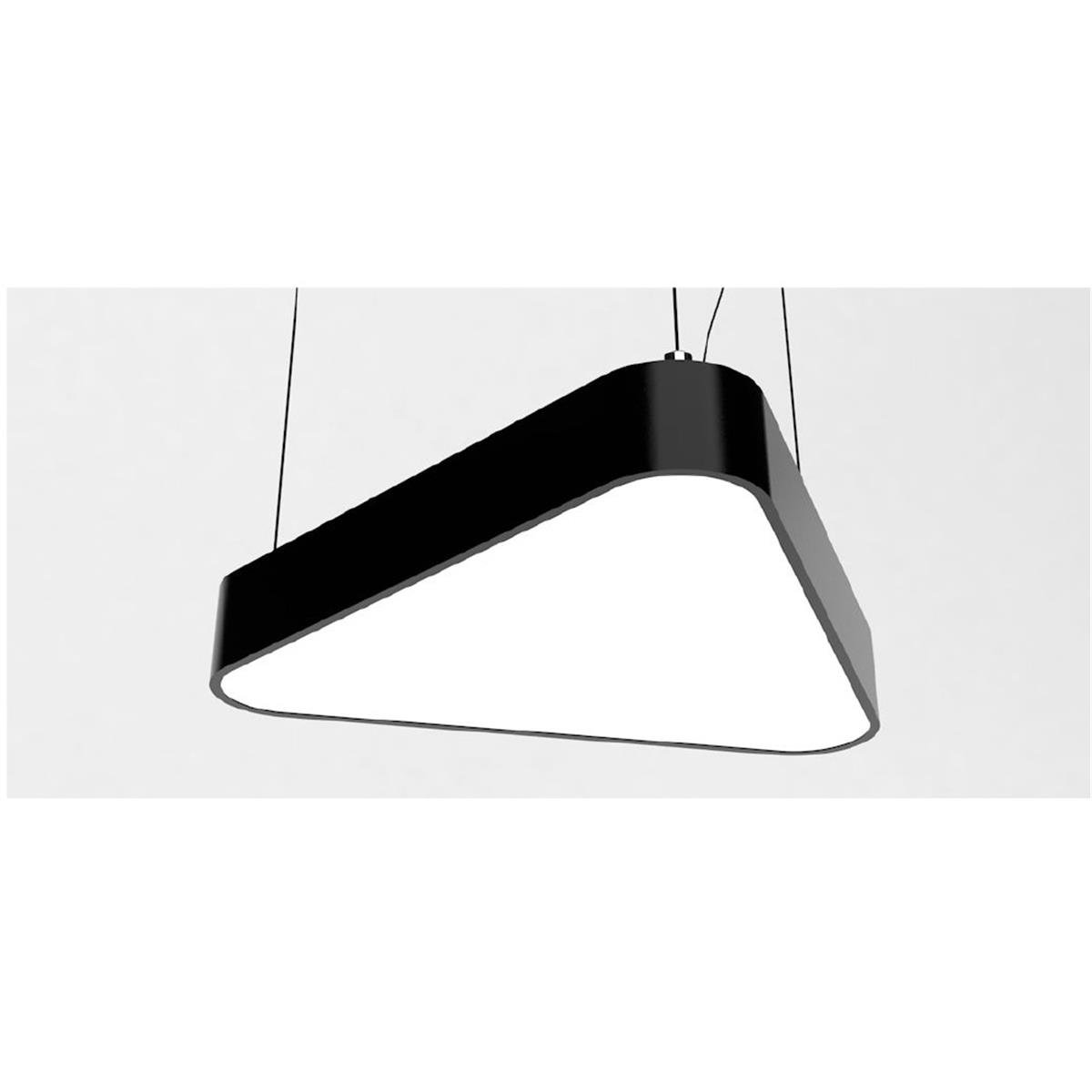Forlife Üçgen Davul Linear Armatür 60x60x60cm 35W 6500k Beyaz FL-99062 resmi