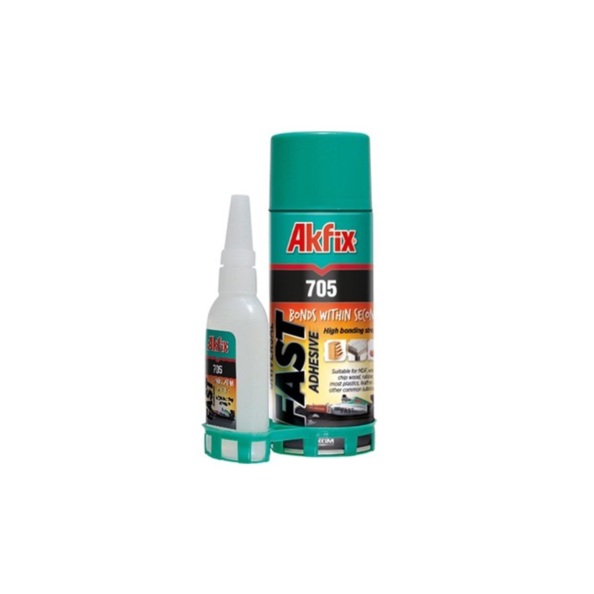 Akfix 705 Mdf Kit Hızlı Yapıştırıcı 400ml+100gr Ga065 resmi
