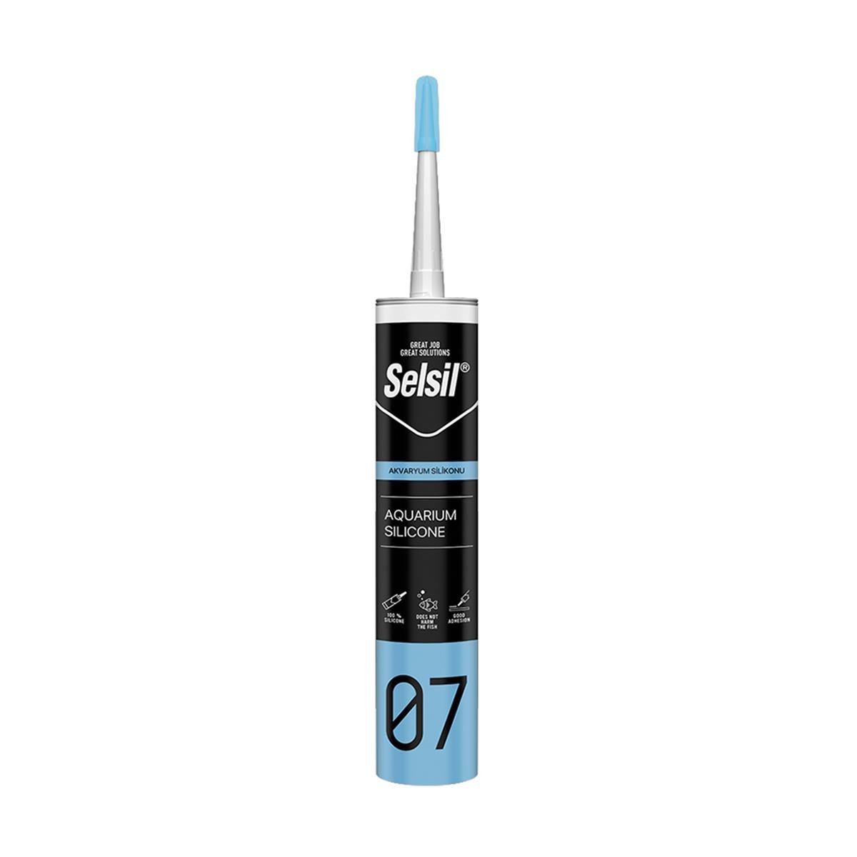 Selsil Akvaryum Silikonu 280 Ml Şeffaf 2449 resmi