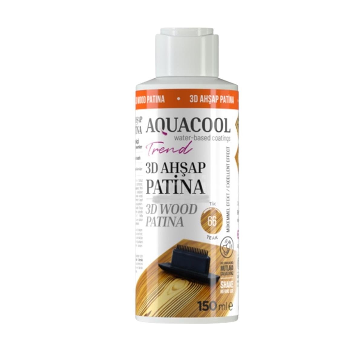 Aquacool Trend 3d Ahşap Patina 150 ML 66 Tik resmi
