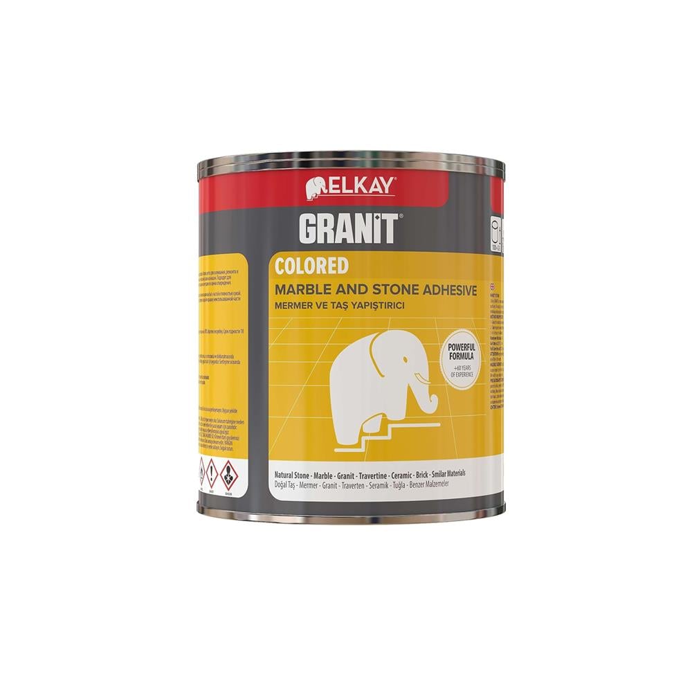 Elkay Granit Mermer ve Taş Yapıştırıcı 250 Gr Bej resmi