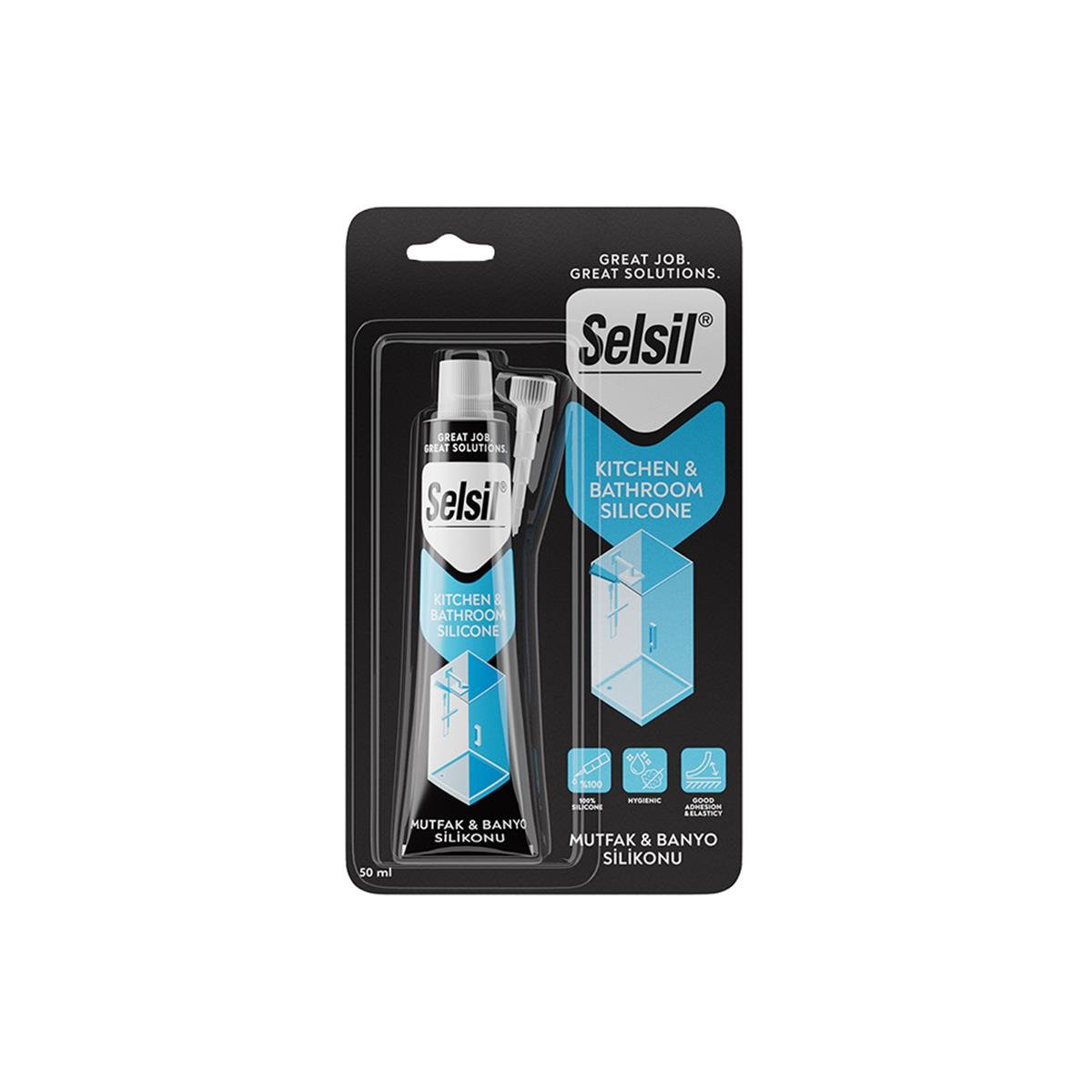 Selsil Duşakabin Silikonu 50ml Şeffaf 1888 resmi