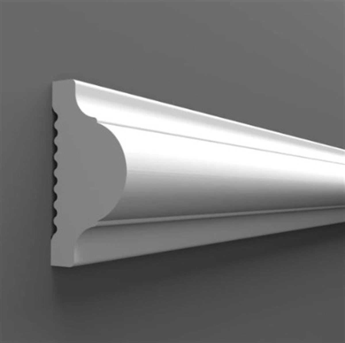 Boyanabilir Dekoratif Duvar Çıtası 4 cm (1 Boy 240 cm) D104 E resmi