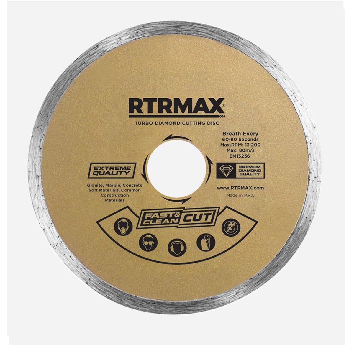 Rtrmax Reb180 Sürekli Elmas Testere 180x22mm resmi