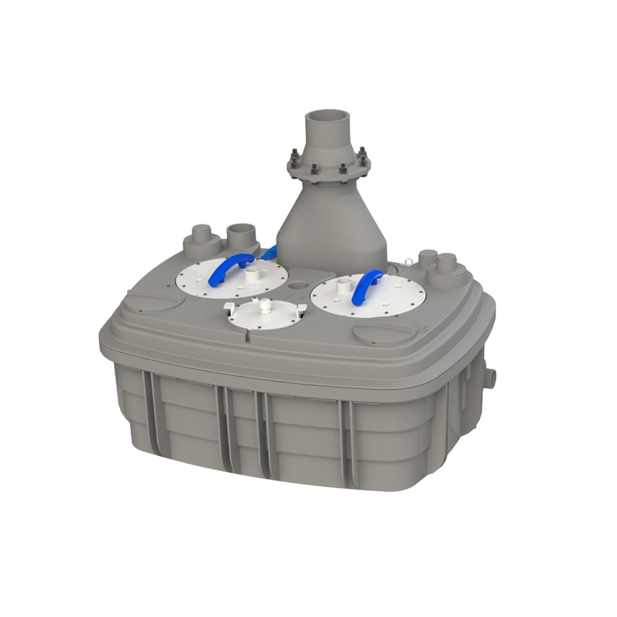 Sanicubic 2 Vx S Çift Motor Monofaze Tahliye İstasyonu 120 Lt resmi