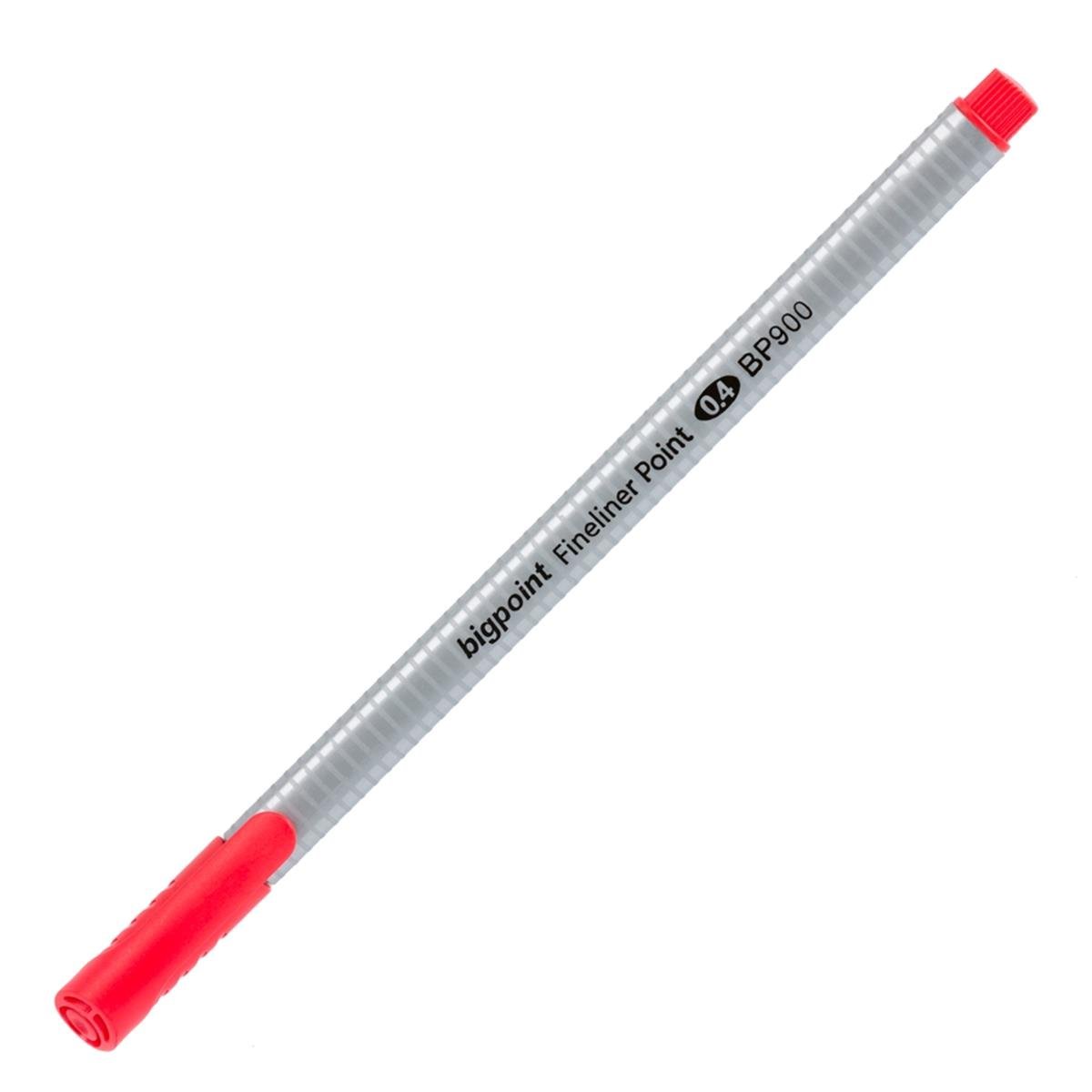 Bigpoint Fiber Uçlu Kalem (Fineliner) 0.4 Mm - Kırmızı resmi