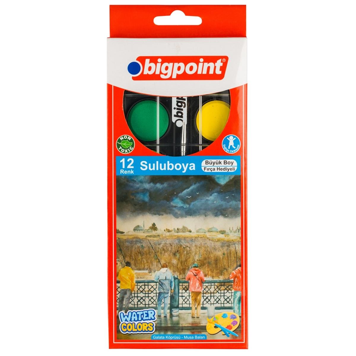 Bigpoint Suluboya 12 Renk - Büyük Boy resmi