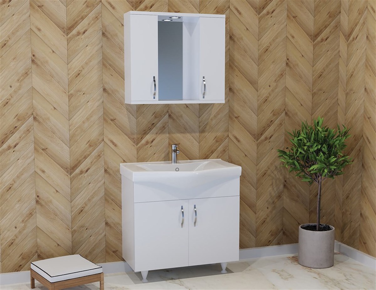 Zen Banyo Dolabı 80cm resmi