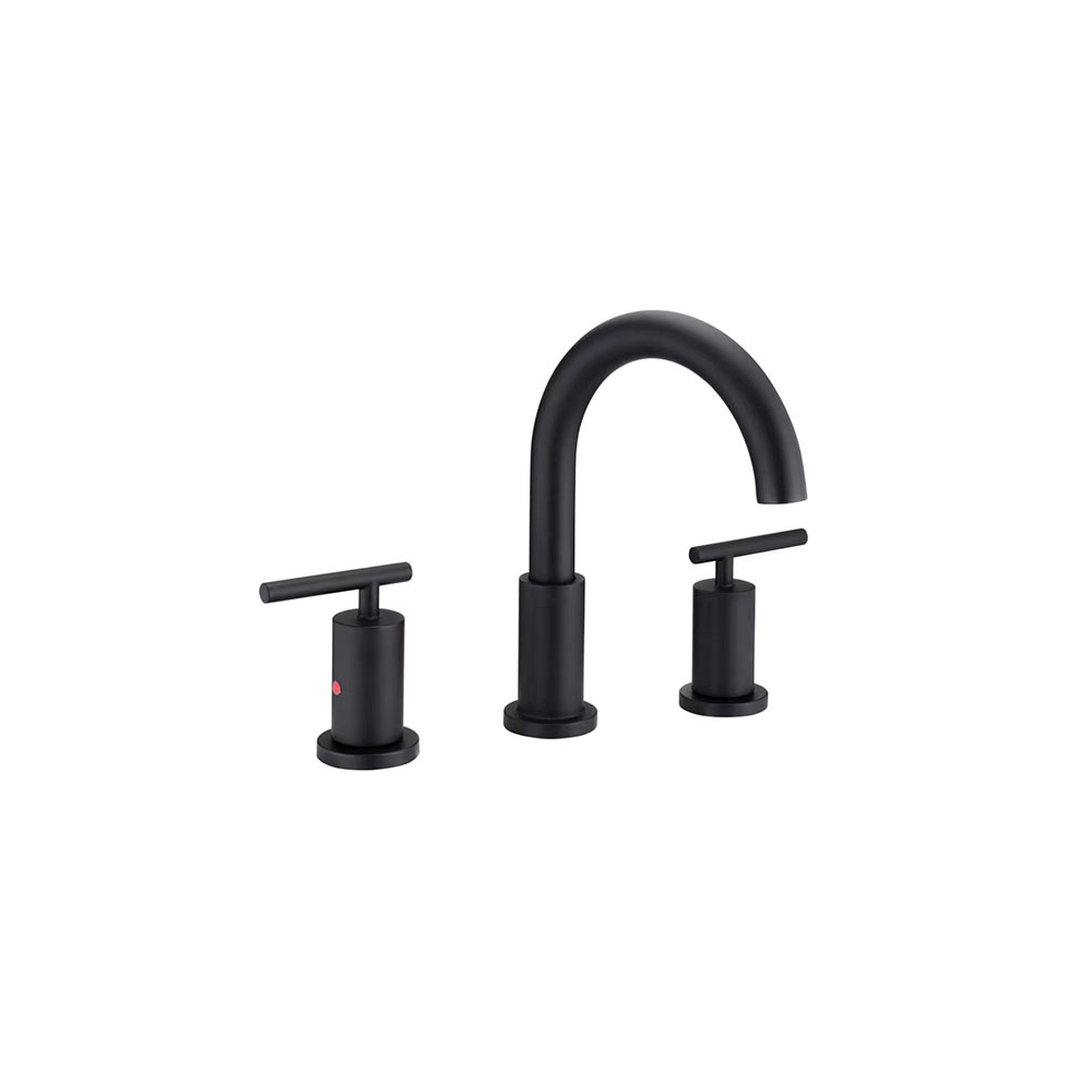 Newarc Newart 3 Delikli Lavabo Bataryası Siyah 150561b resmi